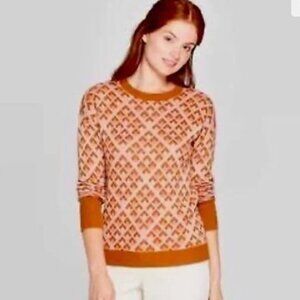 A New Day Geometric Sweater